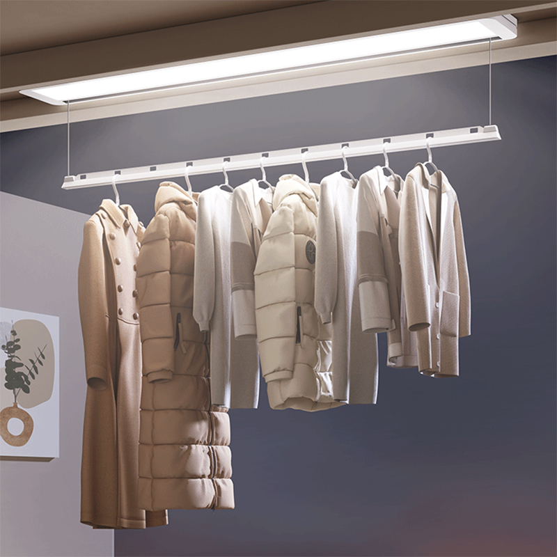 Easerack M3 Mini mit energiesparender LED-Beleuchtung – warmes, leises Licht für ein hochwertiges und angenehmes Trocknungserlebnis.