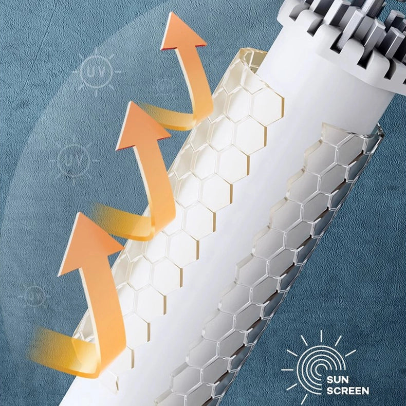 UV-resistant ABS material for Aluminum Tripod Clothes Drying Rack.