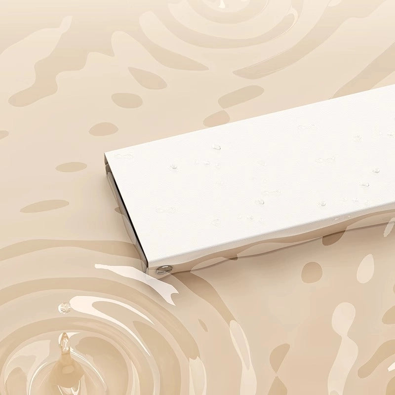 Waterproof exterior of wall-mounted drying rack, durable for humid environments like bathrooms and balconies