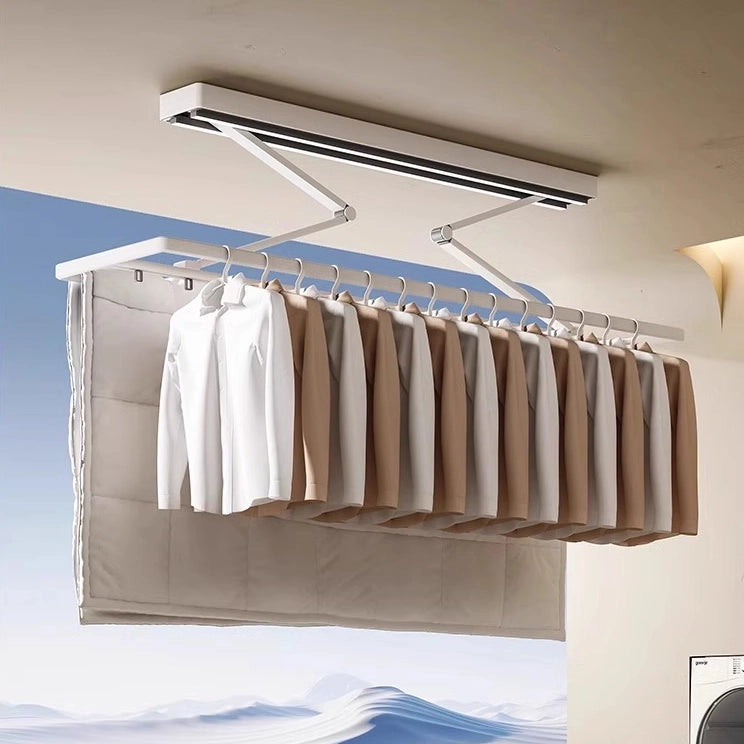 EaseRack X9 Mini electric drying rack - 35KG dynamic load capacity, ideal for heavy blankets and winter clothes.