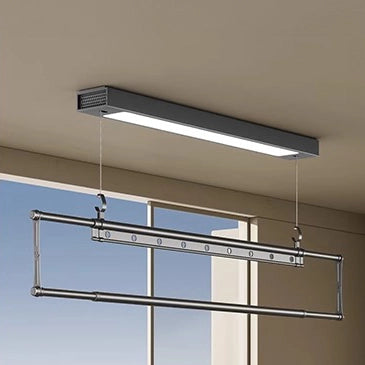 Easerack M2 Mini drying rack plasterboard ceiling installation.