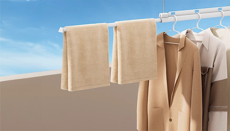 Easerack M3 Mini with hidden expandable drying rod – Maximized hanging space for efficient and organized drying.