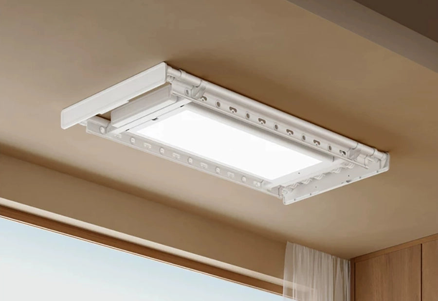EaseRack V6 electric ceiling clothes airer surface-mounted below the ceiling