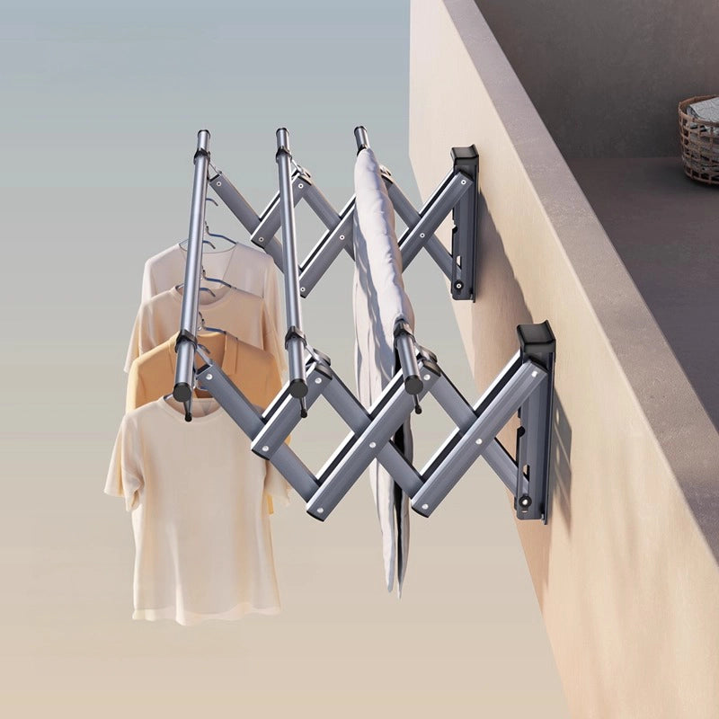 Foldable drying rack with wide rod spacing for better ventilation