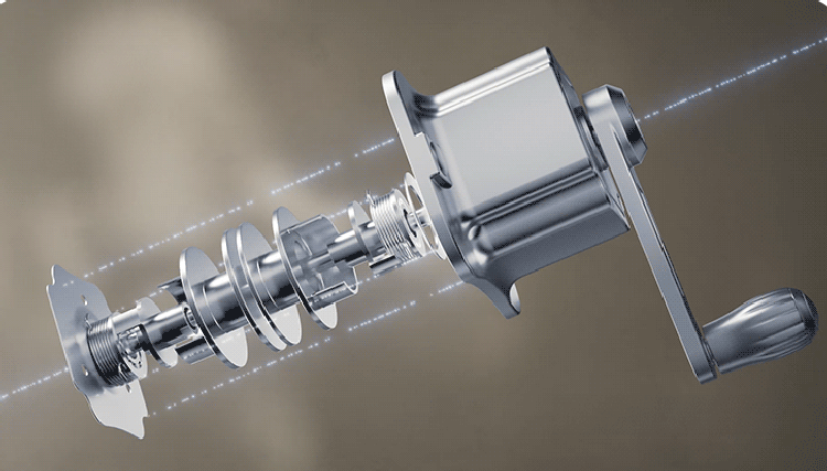 رف تجفيف الملابس المثبت على السقف مع كرنك يدوي سلس بزاوية 360 درجة - نظام رفع وخفض سهل.