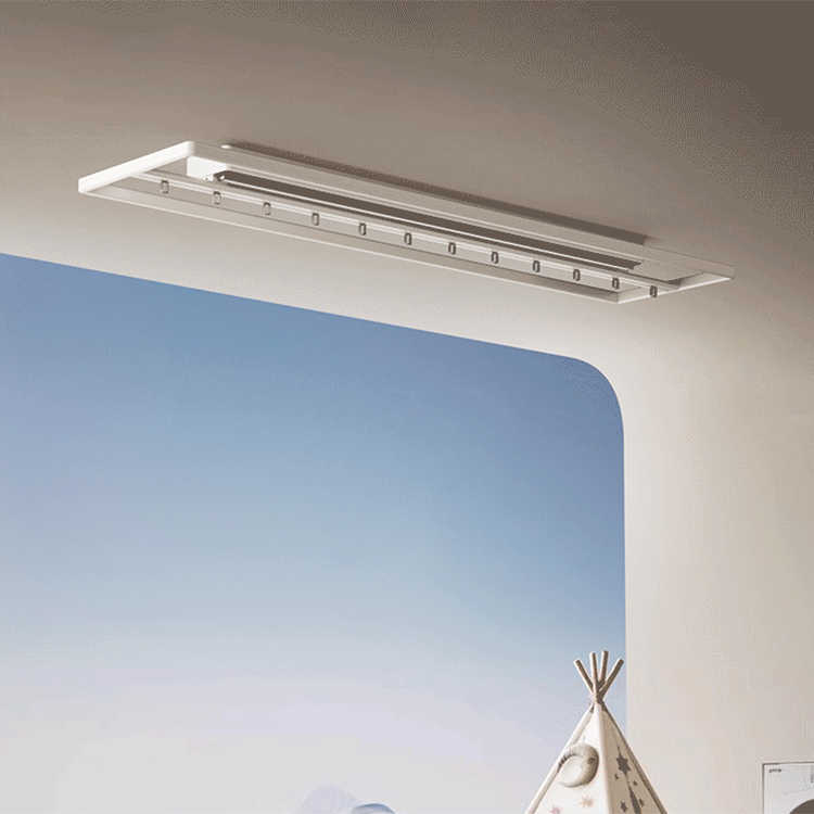 EaseRack X9 Mini Smart Drying Rack - Ultra-Slim Ceiling-Mounted Clothes Airer with Bionic Arm Design, Intelligent Control, and 35KG Load Capacity