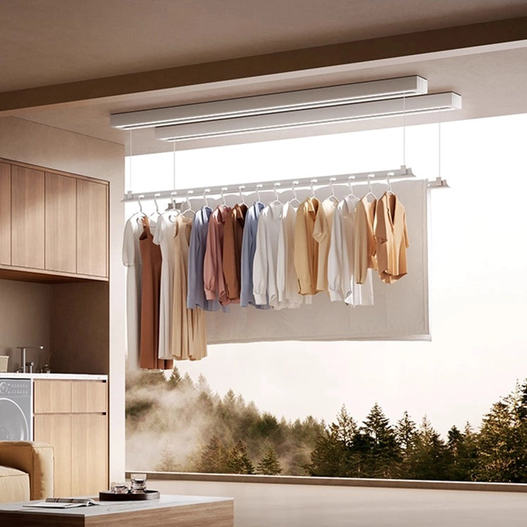 Easerack T10 large capacity electric drying rack with expandable dual system, heavy duty clothes hanger for family laundry needs.